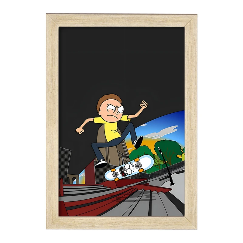 تابلو خندالو مدل ریک و مورتی (Rick and Morty) کد F4928