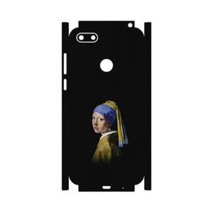 MAHOOT Girl with a Pearl Earring of Vermeer-FullSkin Cover Sticker for Motorola Moto E6 Play