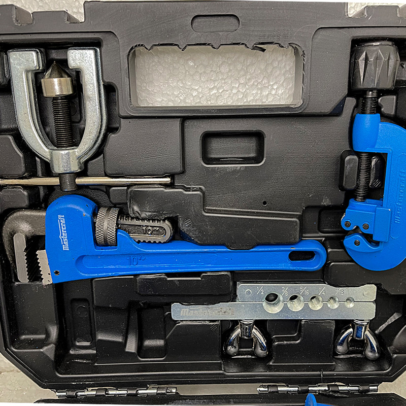 مجموعه 8 عددی پرچ کن و برش لوله مسی مسترکرفت کد 0099