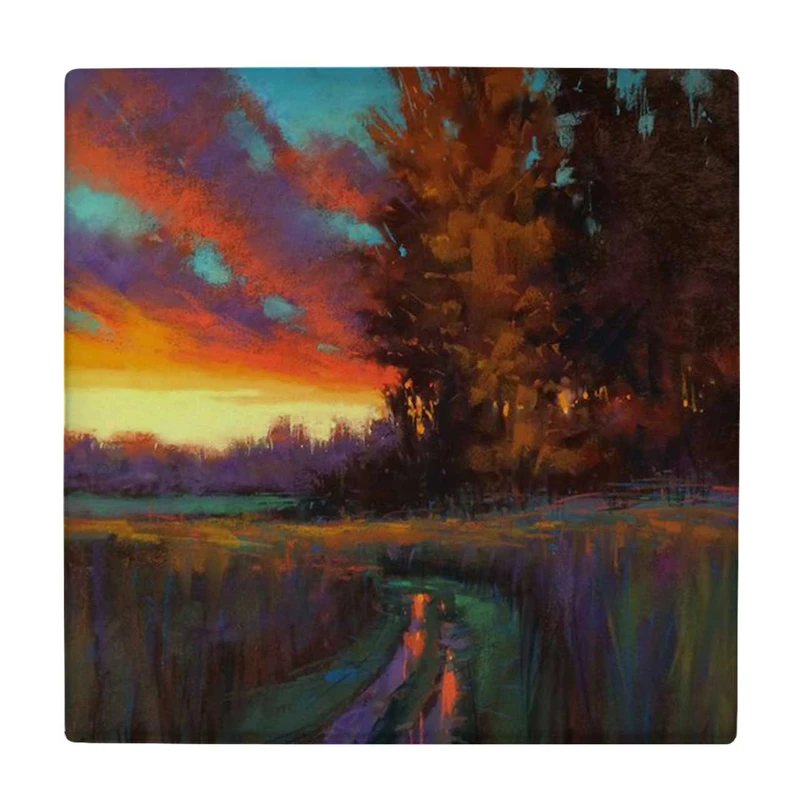  زیر لیوانی طرح نقاشی جاده ای در مزرعه کد    3670499_1690