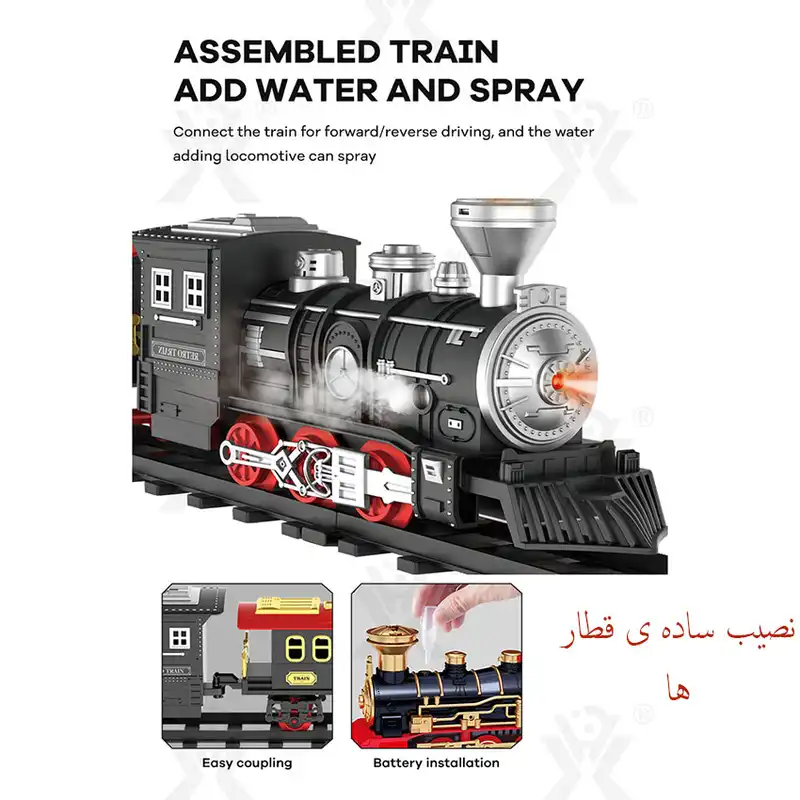 قطار بازی مدل شش واگن کد 699