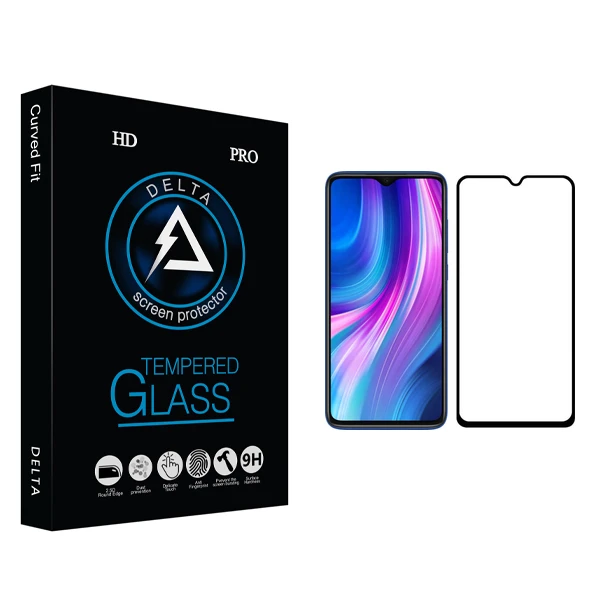 محافظ صفحه نمایش دلتا مدل HD مناسب برای گوشی موبایل شیائومی Redmi Note 8 Pro