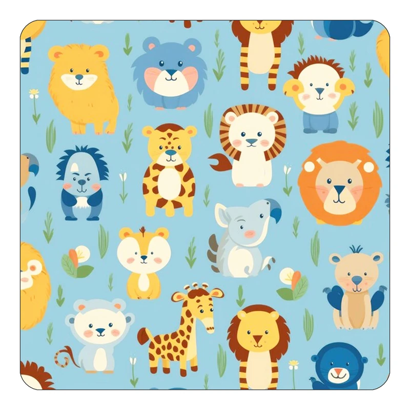 مگنت کاکتی طرح حیوانات رنگی مدل mp25474