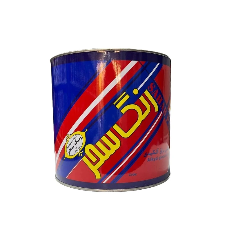 رنگ روغنی براق سفید رنگ سحر کد 701 وزن 4 کیلوگرم