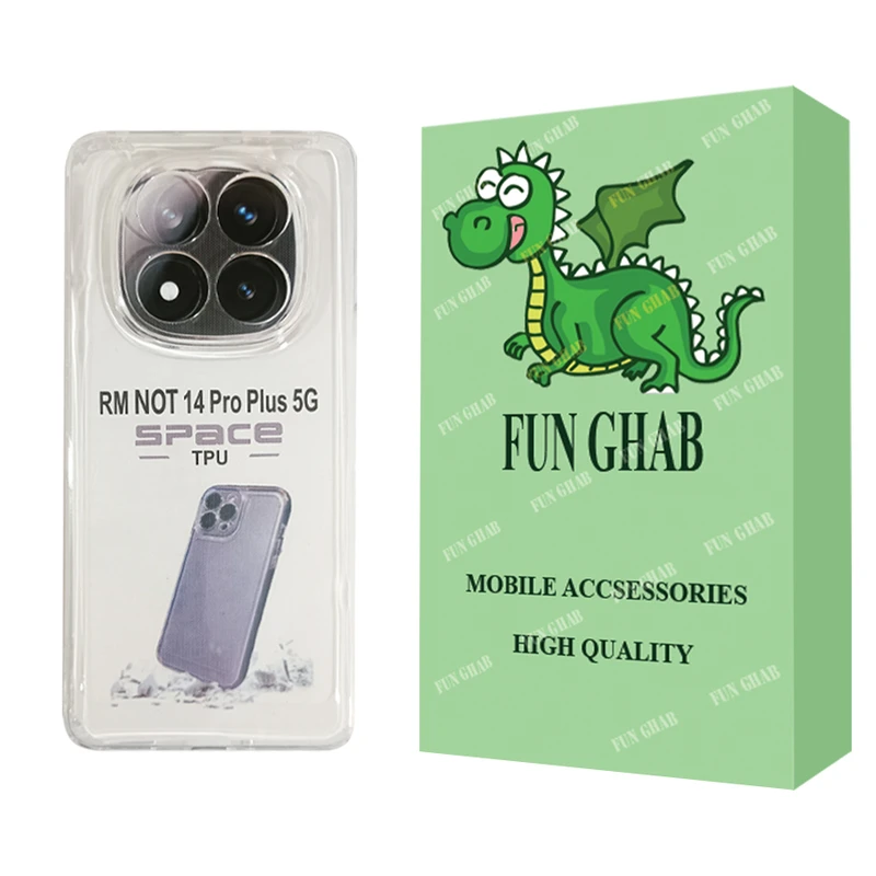 کاور فان قاب مدل ژله ای مناسب برای گوشی موبایل شیائومی Redmi Note 14 Pro plus 5G