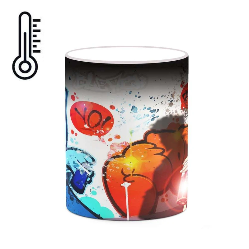 ماگ حرارتی کاکتی مدل Grafiti کد mgh20511