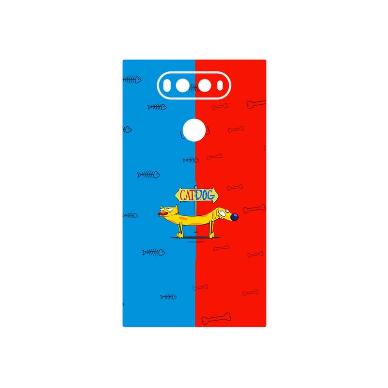 برچسب پوششی ماهوت مدل CatDog مناسب برای گوشی موبایل ال جی V20