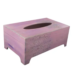 جعبه دستمال کاغذی چوبی مدل Patina 2