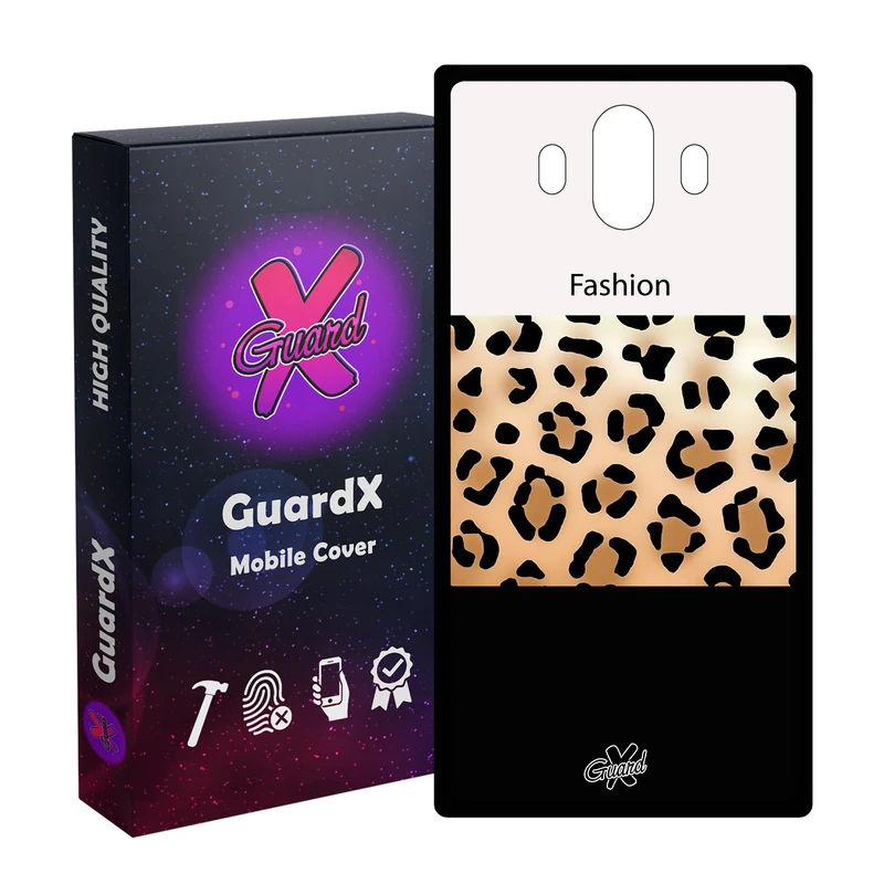 کاور گارد ایکس طرح پلنگی مدل Glass10395 مناسب برای گوشی موبایل هوآوی Mate 10