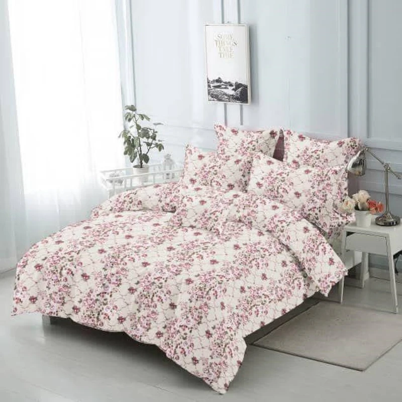 سرویس خواب کوکو جم مدل گل دو نفره 6 تکه