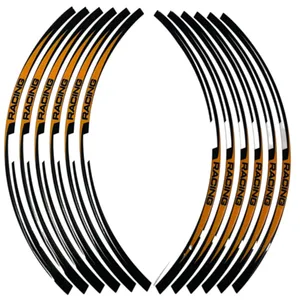 برچسب موتور سیکلت وارون مدل W-59-RACING-ORG بسته 12 عددی