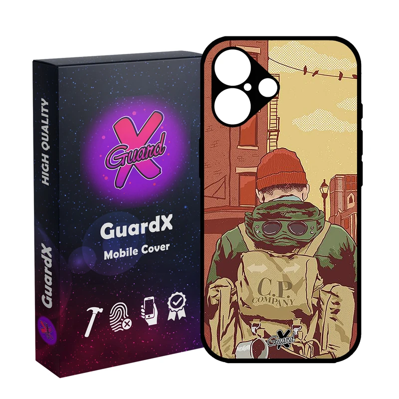 کاور گارد ایکس طرح Man مدل 10348 مناسب برای گوشی موبایل اپل iPhone 16