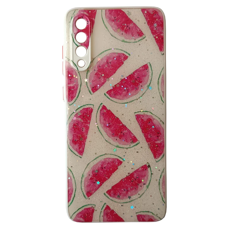 کاور مدل شاینی پشت شیشه ای کد 2-0 طرح هندوانه مناسب برای گوشی موبایل سامسونگ Galaxy A70 / A70s