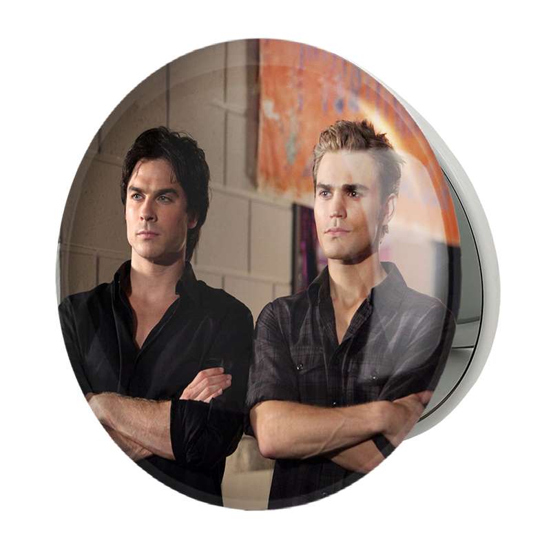 آینه جیبی خندالو طرح خاطرات یک خون آشام The Vampire Diaries مدل تاشو کد 20241