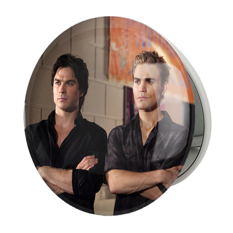 آینه جیبی خندالو طرح خاطرات یک خون آشام The Vampire Diaries مدل تاشو کد 20241