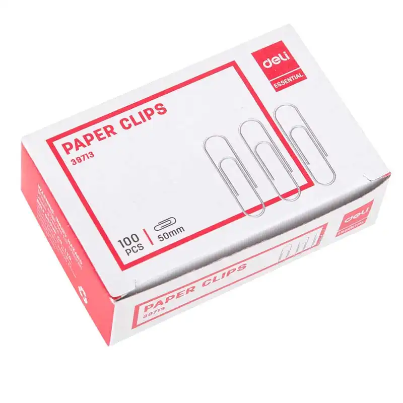 گیره کاغذ دلی مدل 39713 کد 146549 بسته 100 عددی