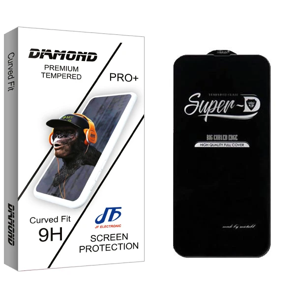 محافظ صفحه نمایش جی اف مدل Diamond SuperD مناسب برای گوشی موبایل اپل iPhone 13
