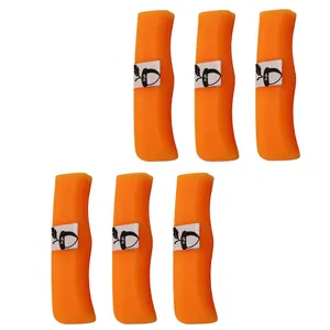 دسته یدک چاقو مدل بلوط کد YP-KABABZANI-06 بسته 6 عددی