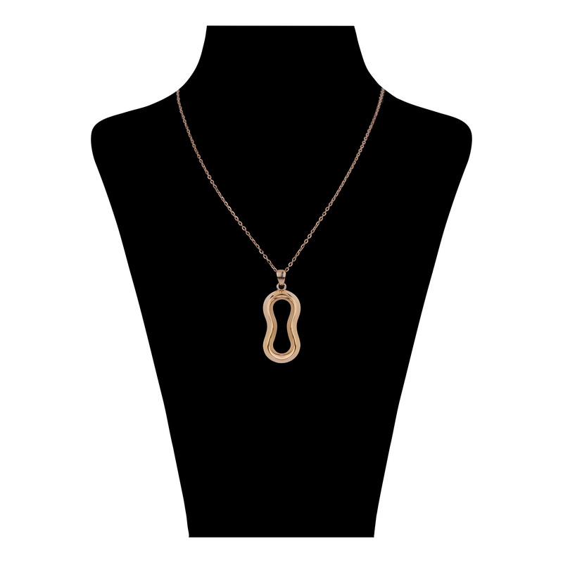 گردنبند طلا 18 عیار زنانه رای بین مدل N-01