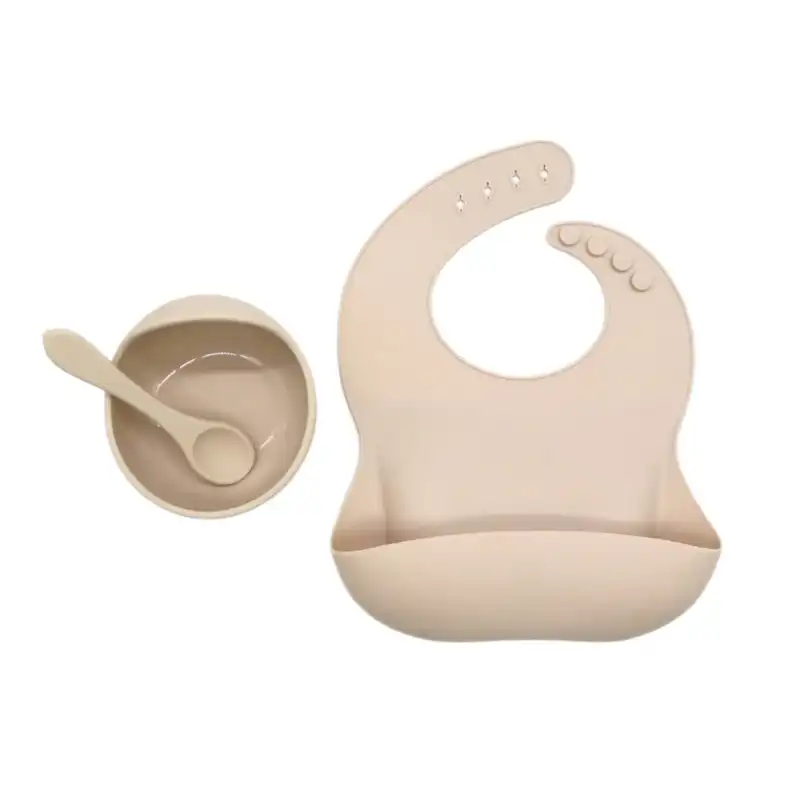 ظرف غذای کودک مدل سیلیکونی مجموعه 3 عددی