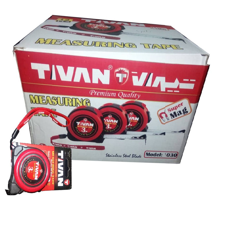 متر 3 متری تیوان مدل 1030 بسته 12 عددی