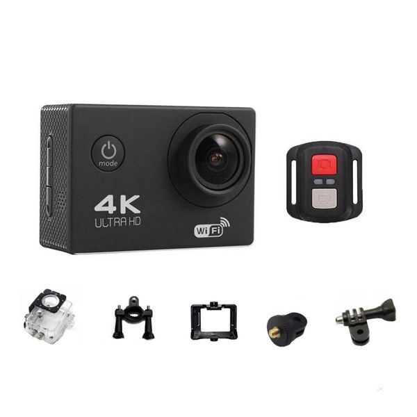 دوربین فیلم برداری ورزشی مدل F60R به همراه لوازم جانبی
