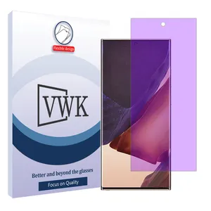 VWK Tough model anti-violet screen protector suitable for Samsung Galaxy Note20 Ultra 5G mobile phone