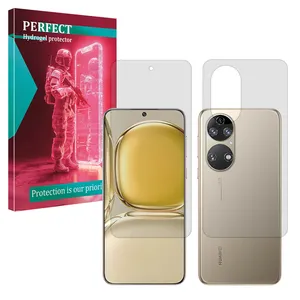 Perfect Matte model Tough screen protector suitable for Huawei P50 Pro mobile phone along with the back of the phone
