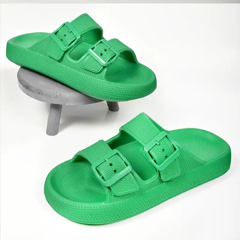 دمپایی زنانه مدل دو سگکی کد GRN.2762