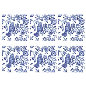 رومیزی مدل مخمل بسته 6 عددی کد M00166
