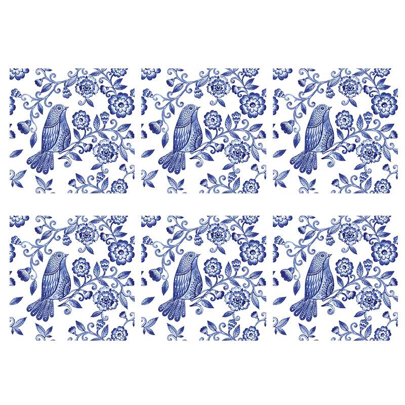رومیزی مدل مخمل بسته 6 عددی کد M00166