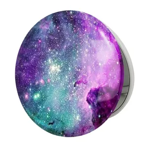 آینه جیبی خندالو طرح کهکشان مدل تاشو کد 6015 