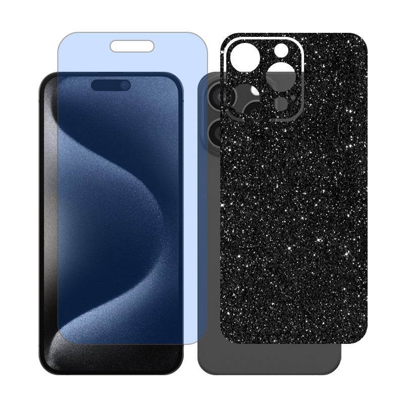 محافظ صفحه نمایش آنتی بلو گلس مدل Together مناسب برای گوشی موبایل اپل iPhone 16 Pro Max به همراه برچسب پوششی