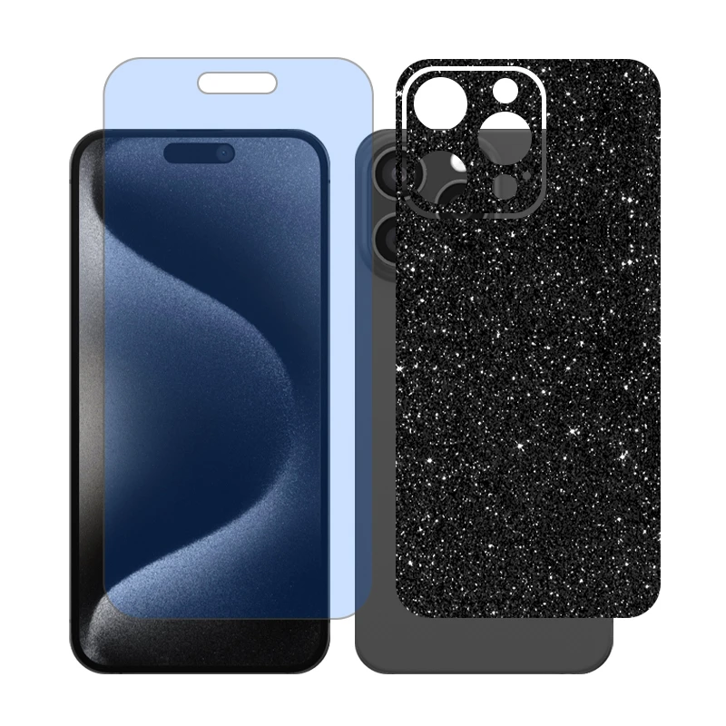 محافظ صفحه نمایش بلو کات گلس مدل Together مناسب برای گوشی موبایل اپل iPhone 15 Pro Max به همراه برچسب پوششی پشت گوشی