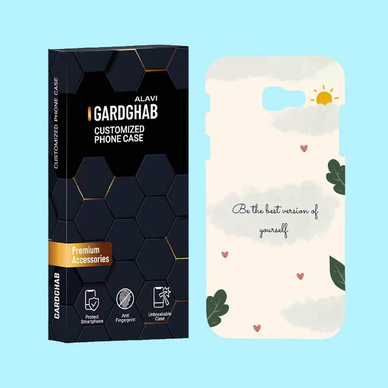 کاور گارد قاب علوی مدل عاشقانه مناسب برای گوشی موبایل سامسونگ Galaxy A720 / A7 2017