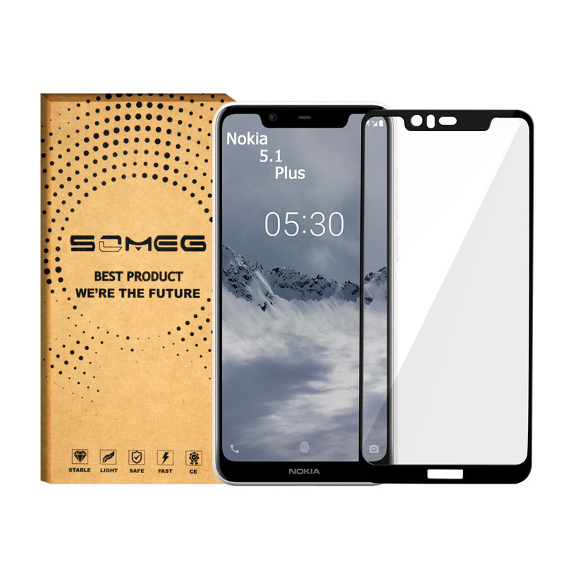  محافظ صفحه نمایش سومگ مدل SMG_FulL مناسب گوشی موبایل نوکیا 5.1 Plus