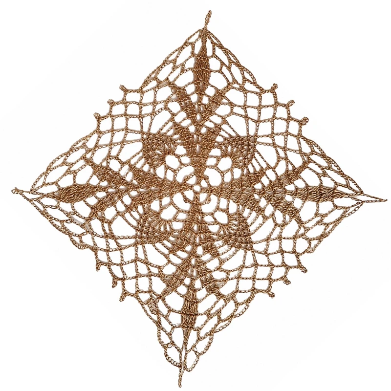 رومیزی بافتنی مدل گل