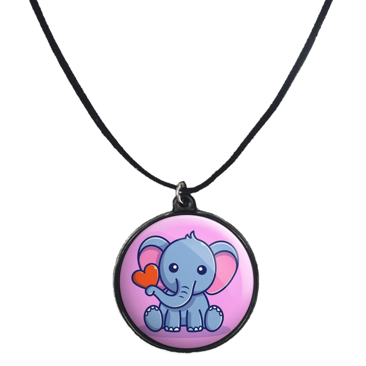 گردنبند پرمانه طرح حیوانات کیوت کد pmb.21413 مدل دو طرفه