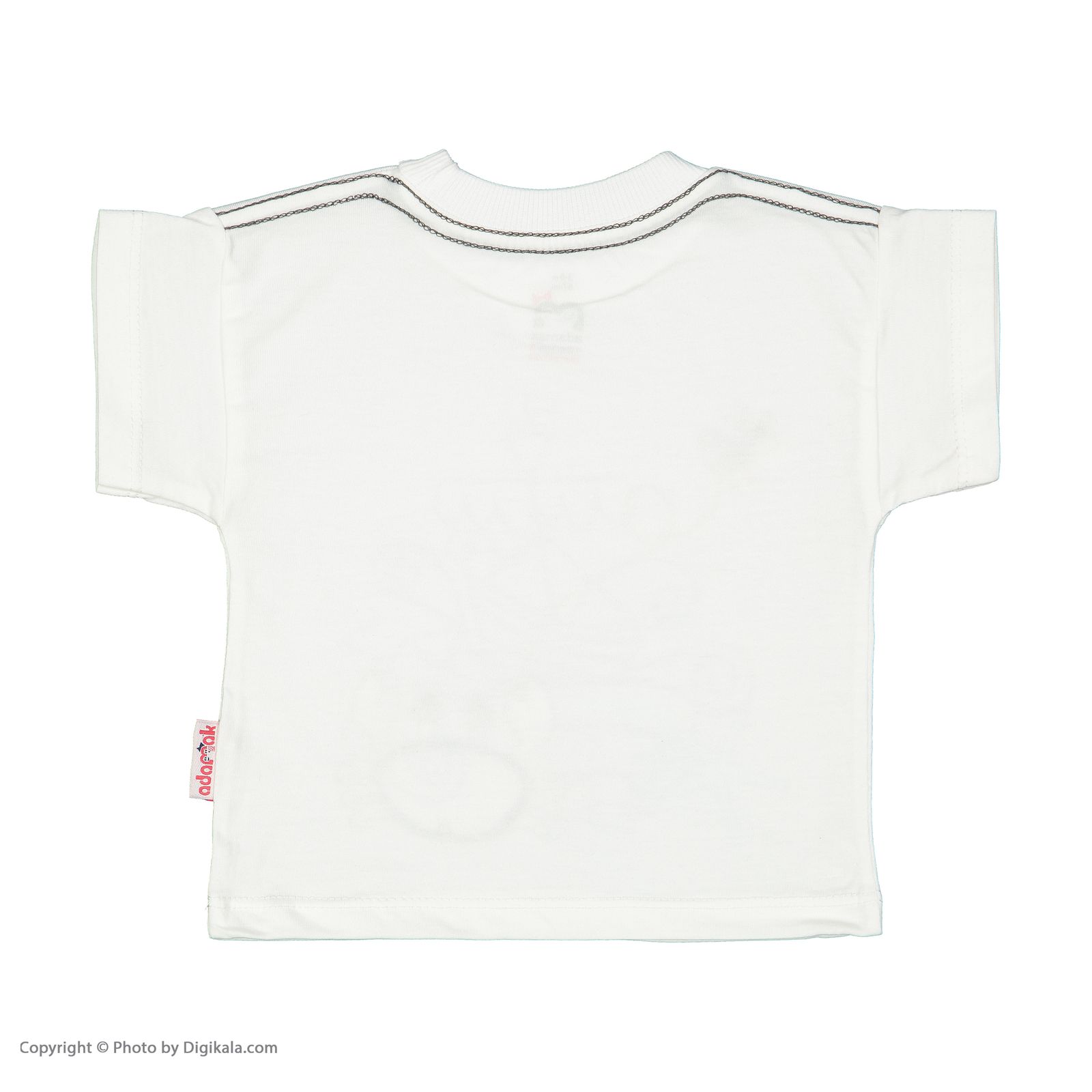 ست تی شرت آستین کوتاه و شلوارک نوزادی پسرانه آدمک مدل 2171241-01 -  - 4