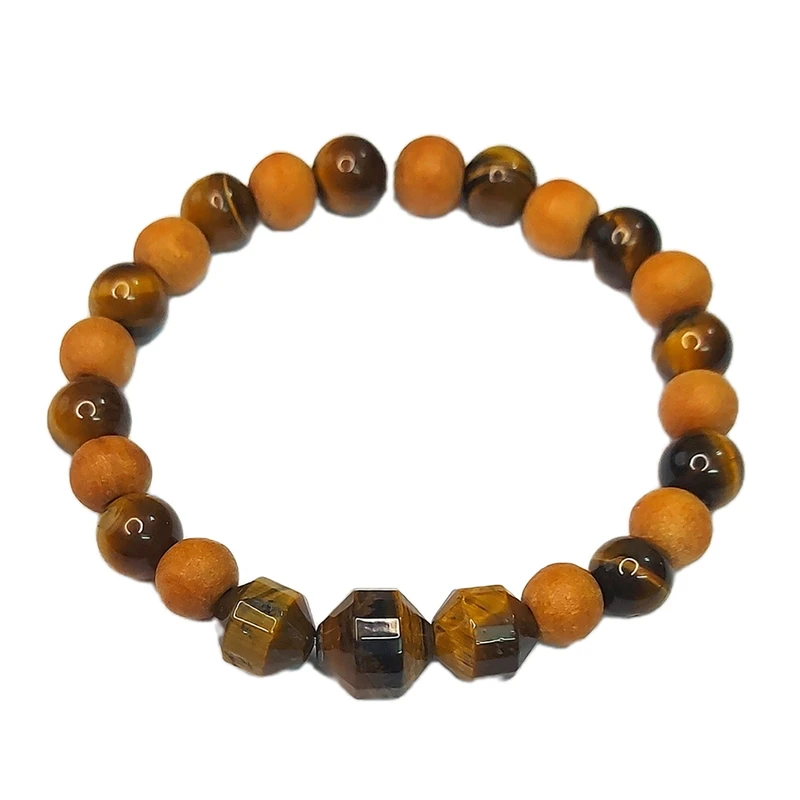 دستبند ناماسته مدل چشم ببر و چوب معطر کد 19