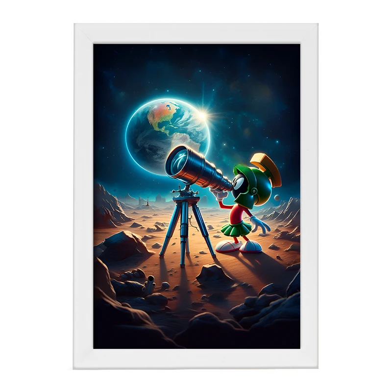 تابلو خندالو مدل ماروین مریخی کد F11750