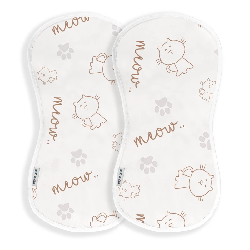 آروغ گیر نوزاد مامز کیوتی مدل گربه AR-75 بسته دو عددی