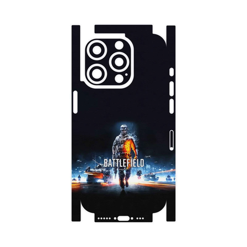 برچسب پوششی ماهوت مدل Battlefield Game Series-FullSkin مناسب برای گوشی موبایل اپل iPhone 15 Pro