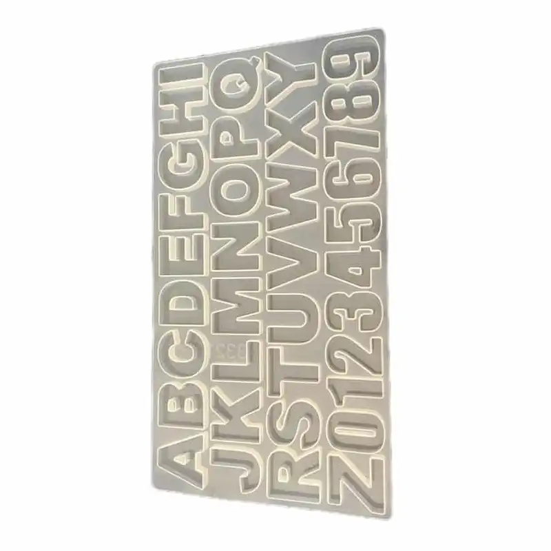 قالب رزین مدل حروف انگلیسی کد 12