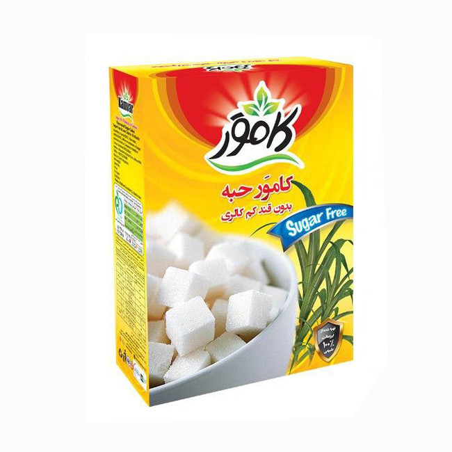 حبه قند رژیمی و بدون قند کامور - 150 گرم