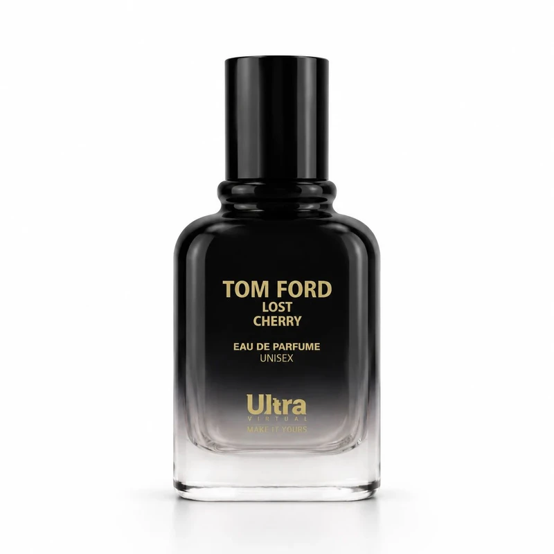 عطر جیبی اولترا ویرچوآل مدل Tom Ford Lost Cherry با رایحه گرم و شیرین حجم 30 میلی‌لیتر