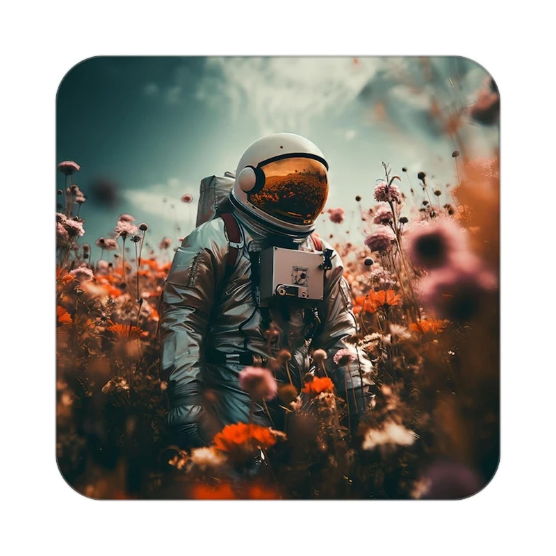 زیر لیوانی کاکتی طرح فضانورد مدل mp46498