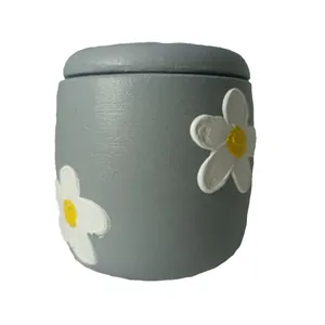 قندان سنگی طرح بابونه