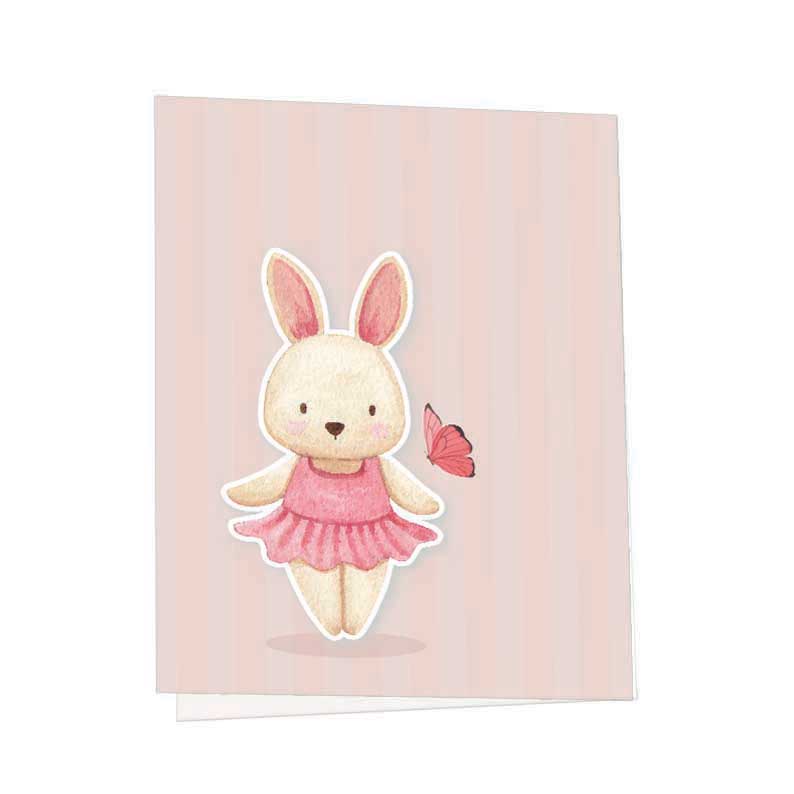 کارت پستال مدل خرگوش کیوت کد 001 مجموعه 6 عددی