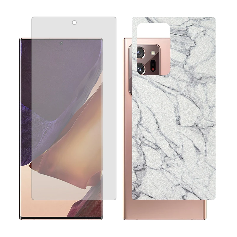 محافظ صفحه نمایش مات گلس مدل together مناسب برای گوشی موبایل سامسونگ Galaxy Note20 Ultra 5G  به همراه برچسب پوششی پشت گوشی